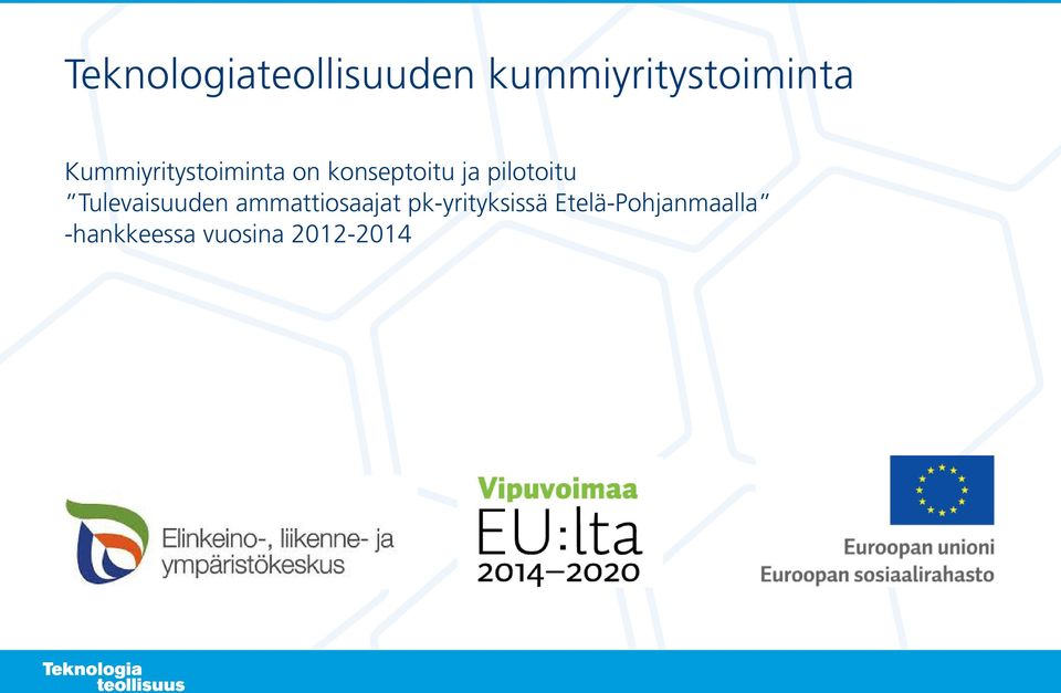 pilotoitu Tulevaisuuden ammattiosaajat