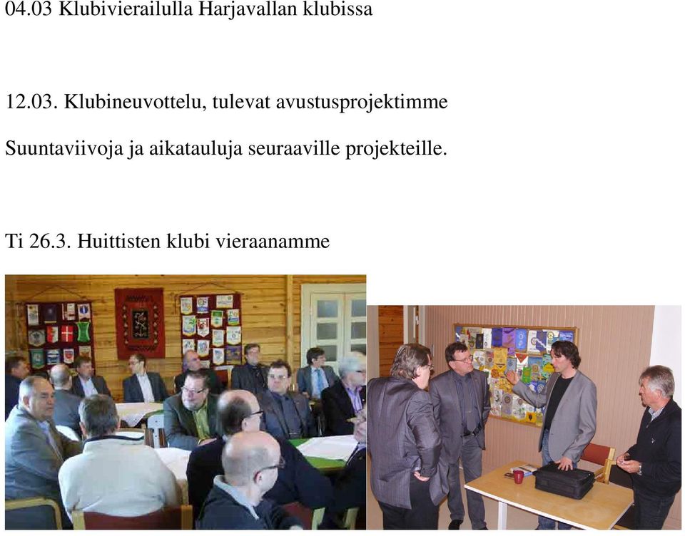 avustusprojektimme Suuntaviivoja ja