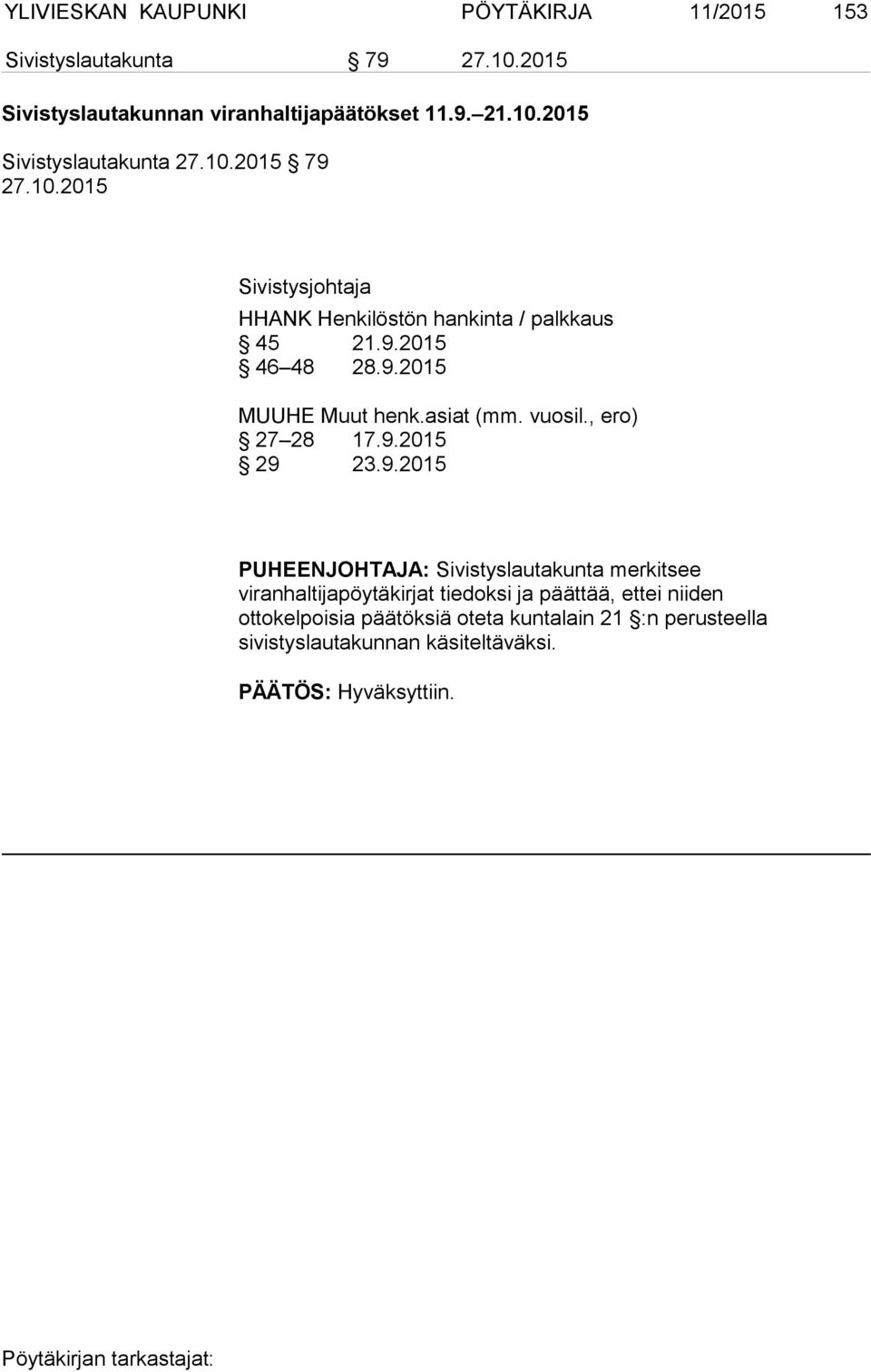vuosil., ero) 27 28 17.9.
