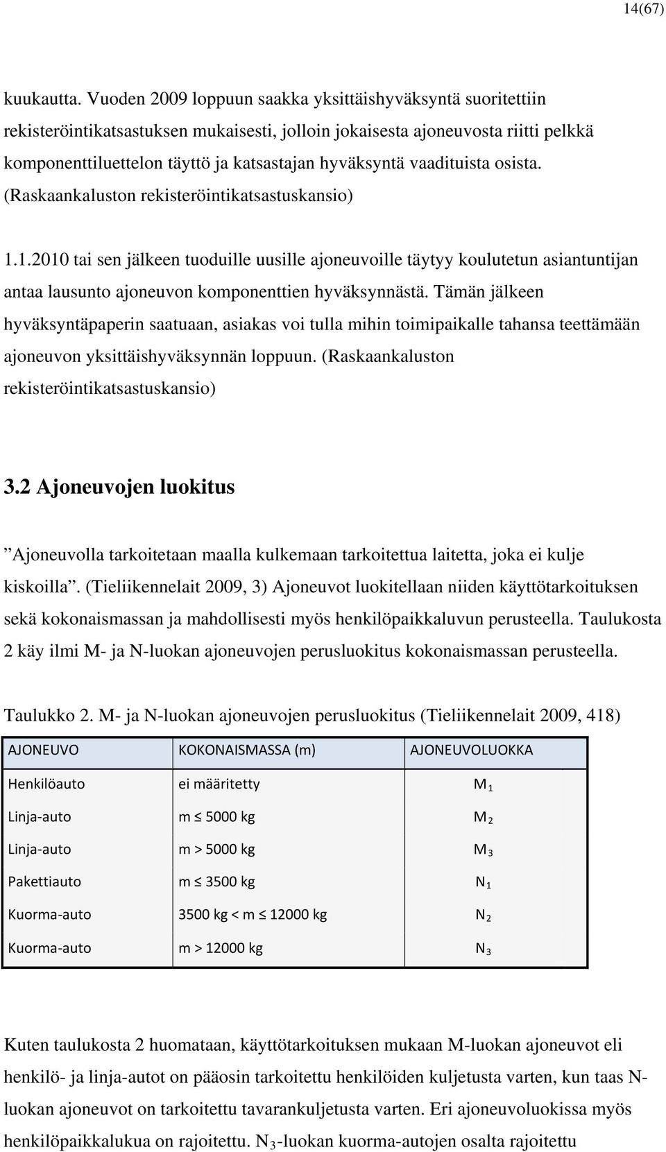 vaadituista osista. (Raskaankaluston rekisteröintikatsastuskansio) 1.