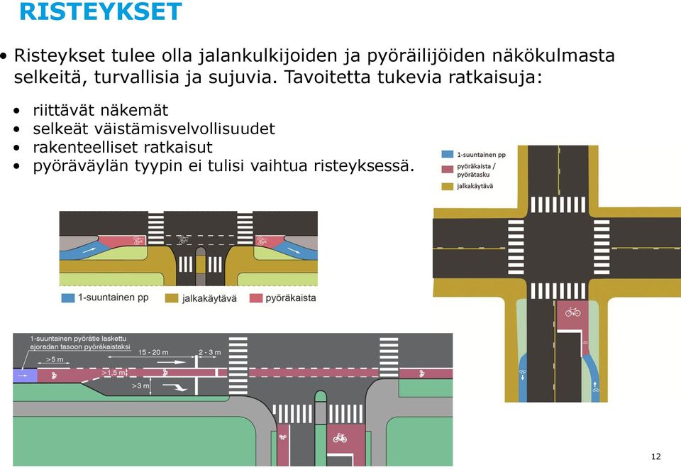 Tavoitetta tukevia ratkaisuja: riittävät näkemät selkeät