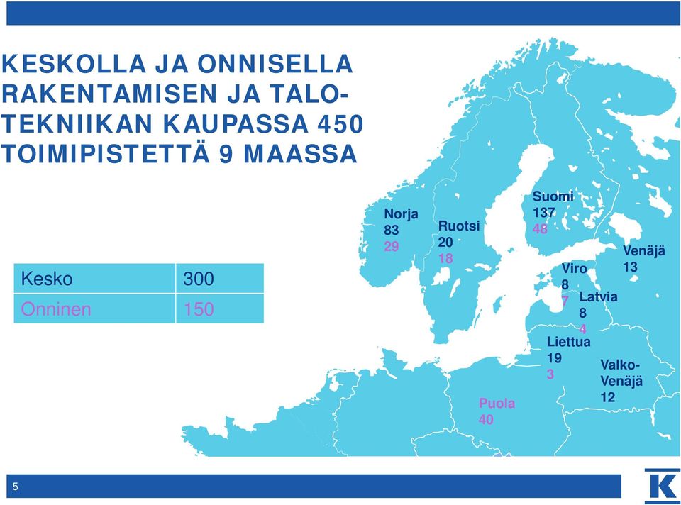 150 Norja 83 29 Ruotsi 20 18 Puola 40 Suomi 137 48