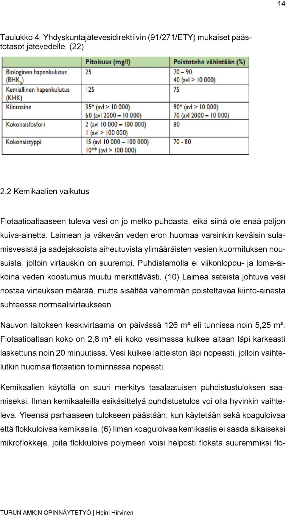 Laimean ja väkevän veden eron huomaa varsinkin keväisin sulamisvesistä ja sadejaksoista aiheutuvista ylimääräisten vesien kuormituksen nousuista, jolloin virtauskin on suurempi.