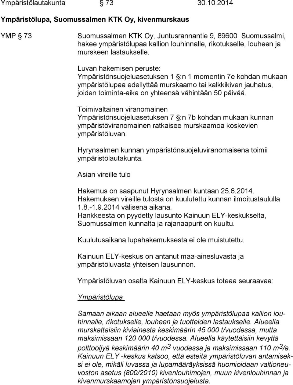 lastaukselle.