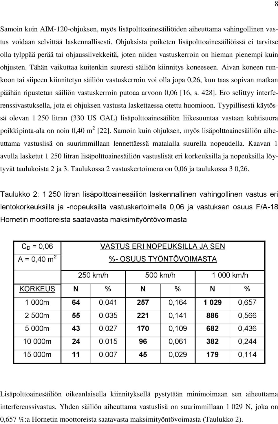 Tähän vaikuttaa kuitenkin suuresti säiliön kiinnitys koneeseen.