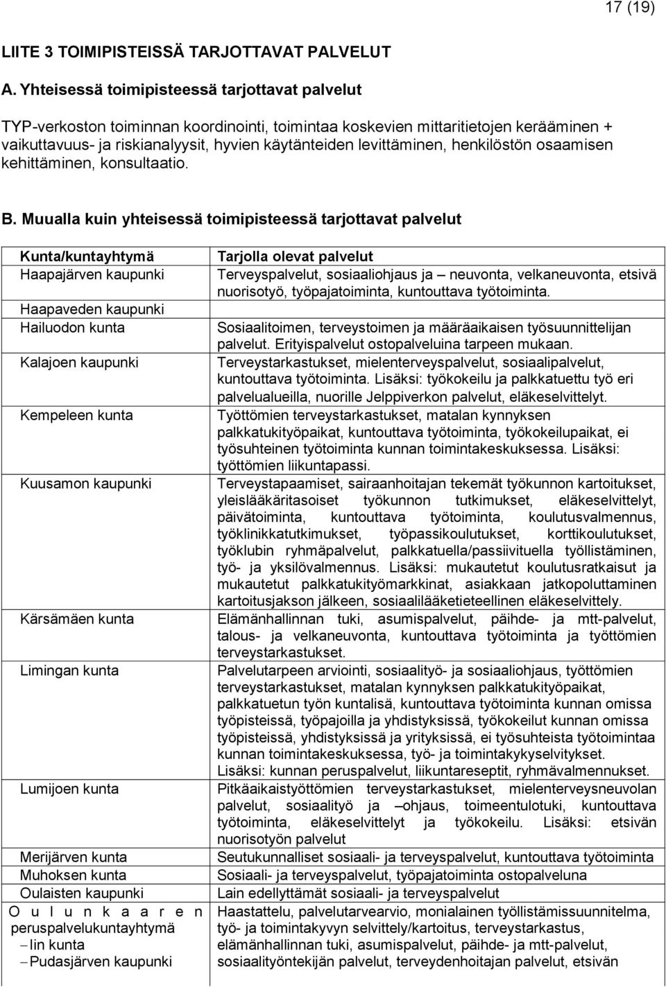 levittäminen, henkilöstön osaamisen kehittäminen, konsultaatio. B.