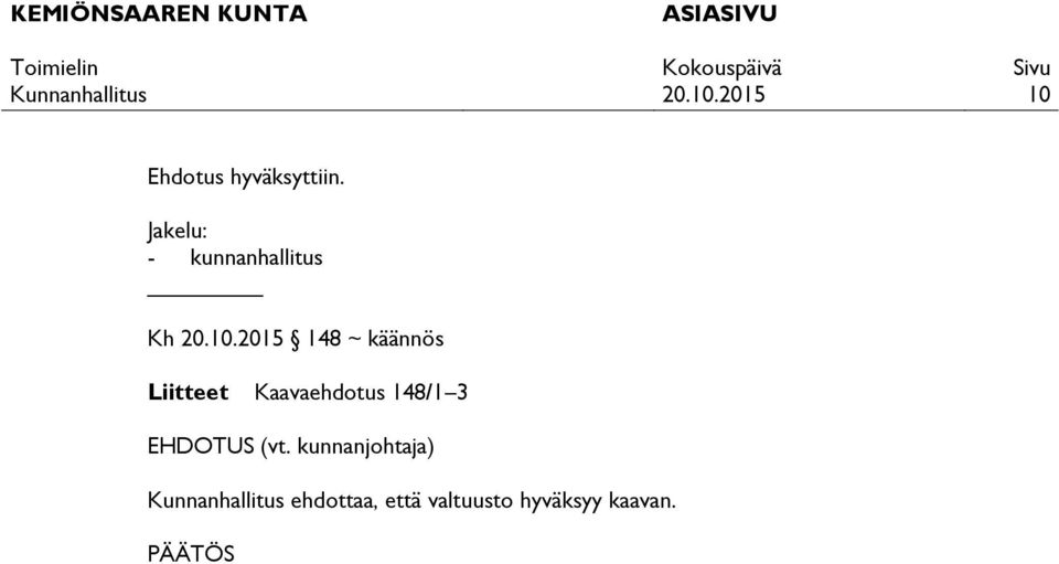 148/1 3 EHDOTUS (vt.
