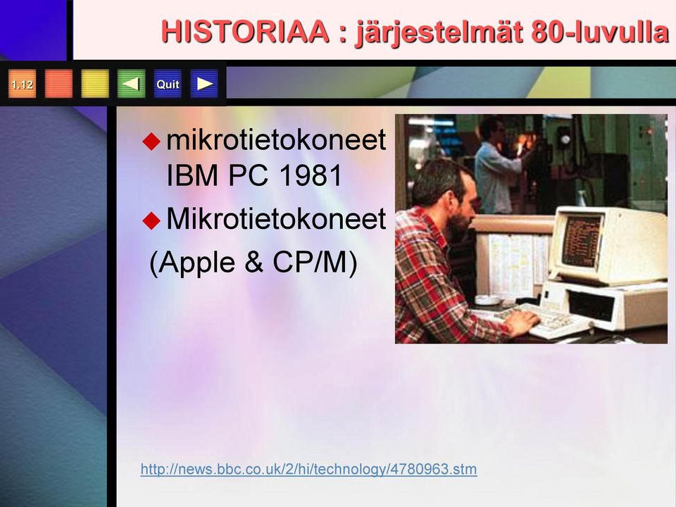 Mikrotietokoneet (Apple & CP/M)