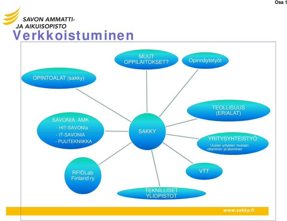 IT-SAVONIA - PUUTEKNIIKKA SAKKY TEOLLISUUS (ERIALAT)