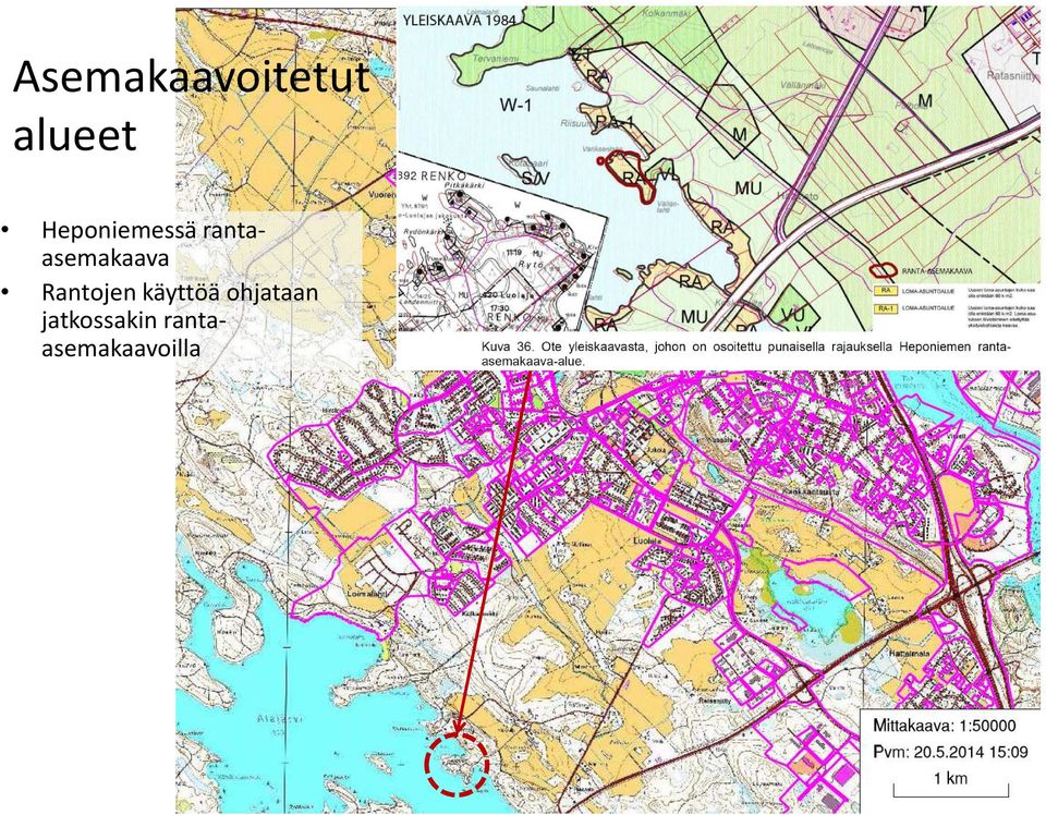 rantaasemakaava Rantojen