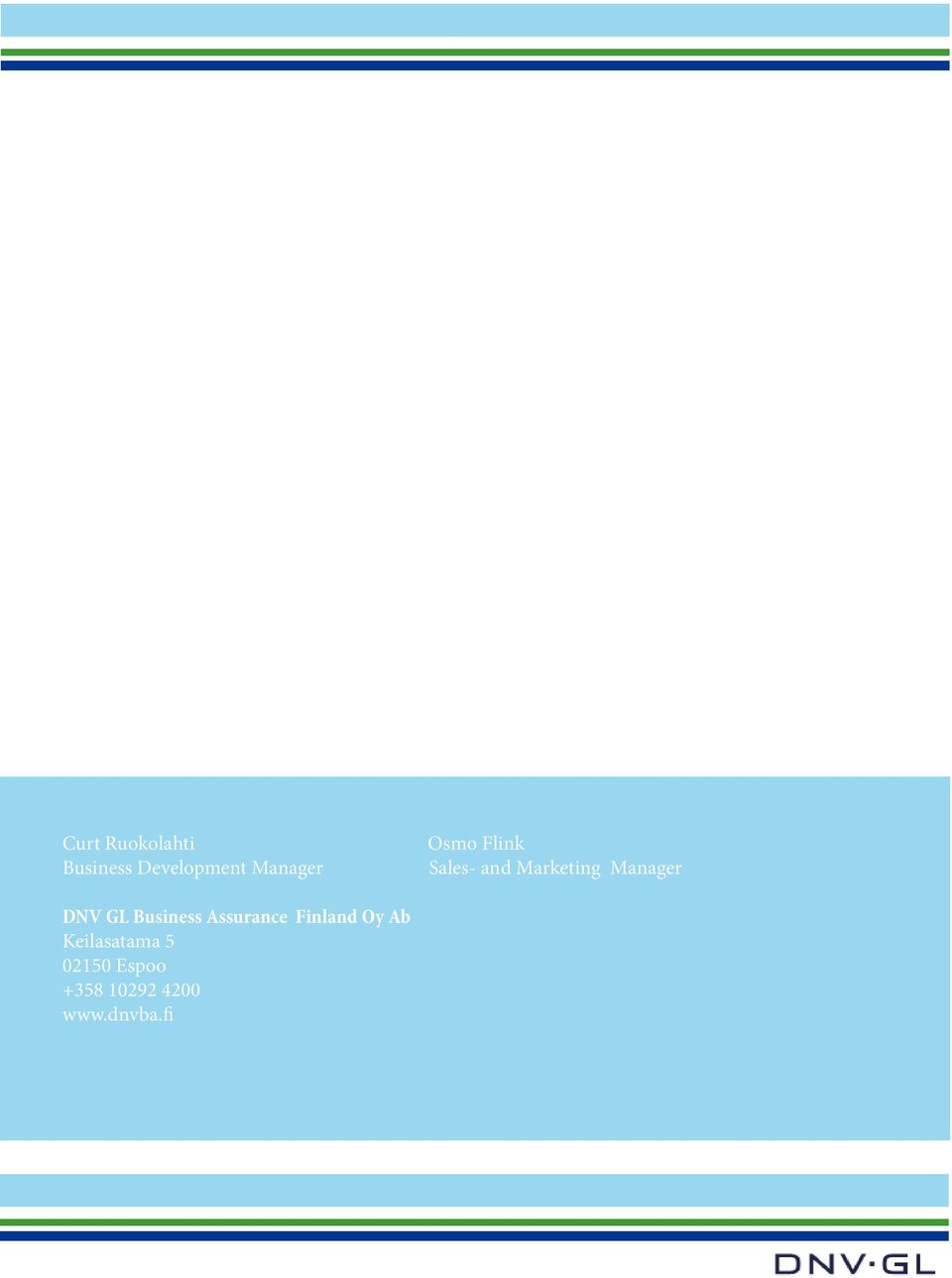 GL Business Assurance Finland Oy Ab