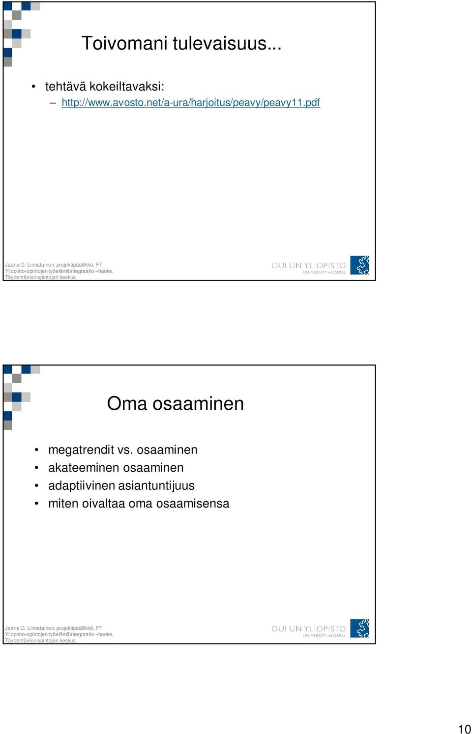 pdf Oma osaaminen megatrendit vs.