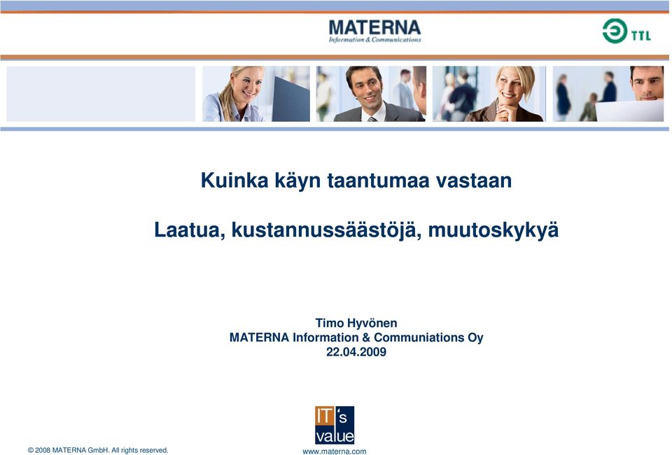 MATERNA Information & Communiations Oy 22.04.