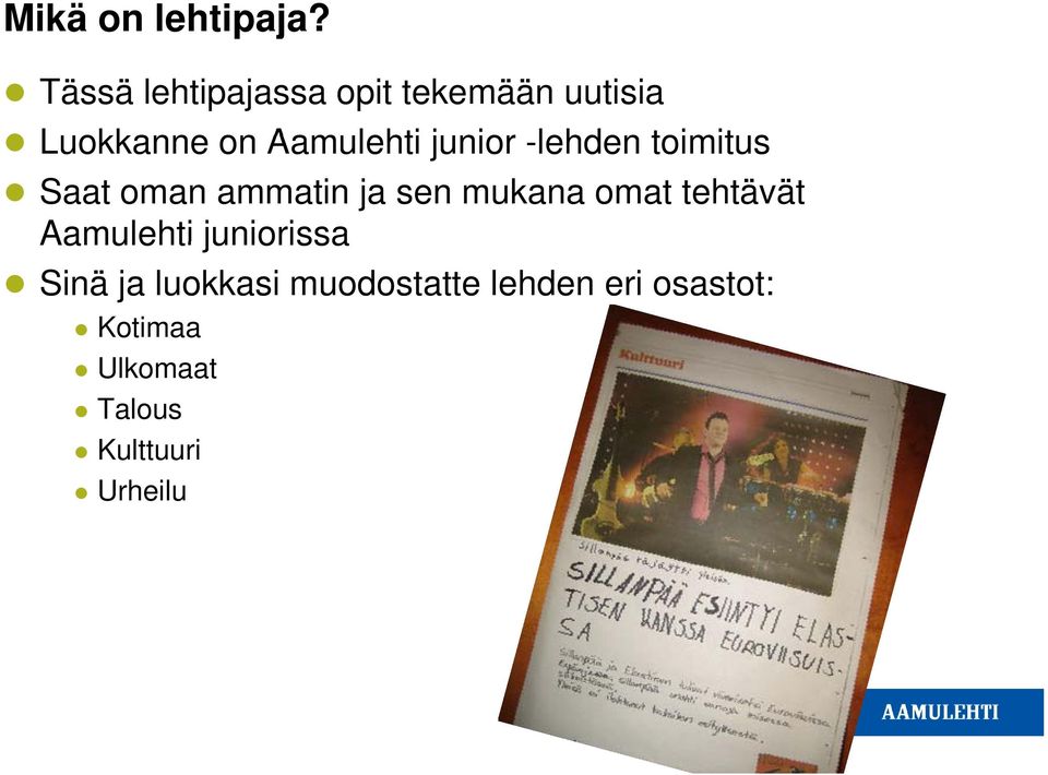 junior -lehden toimitus it Saat oman ammatin ja sen mukana omat