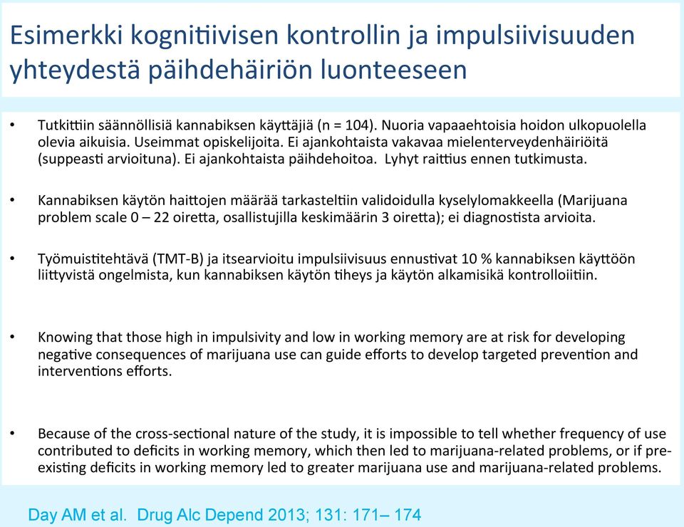 Lyhyt raious ennen tutkimusta.
