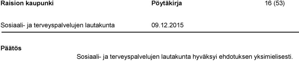 terveyspalvelujen lautakunta