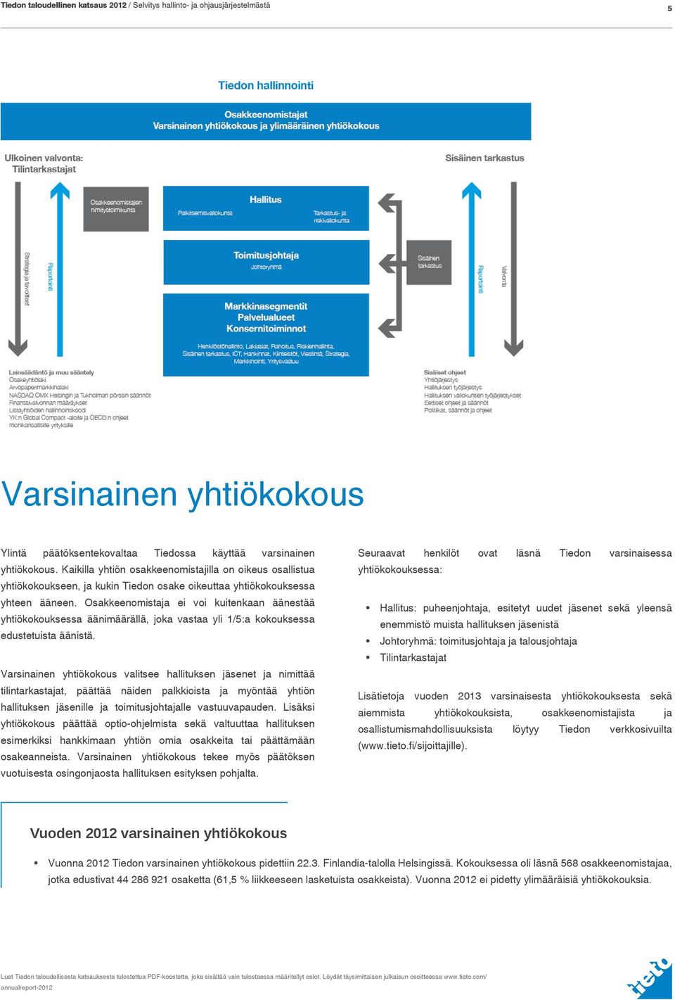 Osakkeenomistaja ei voi kuitenkaan äänestää yhtiökokouksessa äänimäärällä, joka vastaa yli 1/5:a kokouksessa edustetuista äänistä.