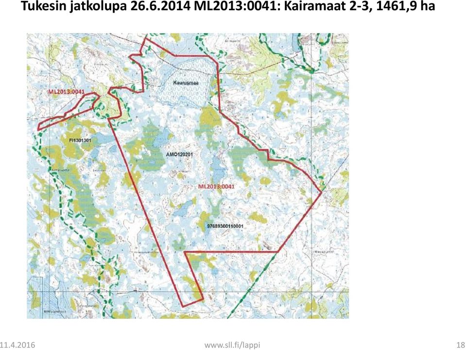 Kairamaat 2-3, 1461,9