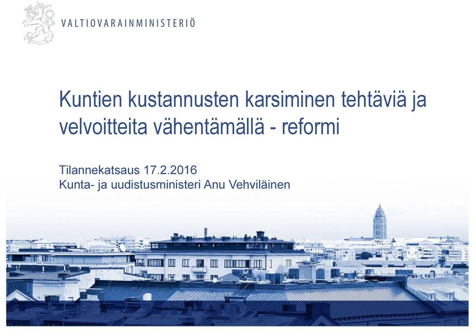 vähentämällä - reformi