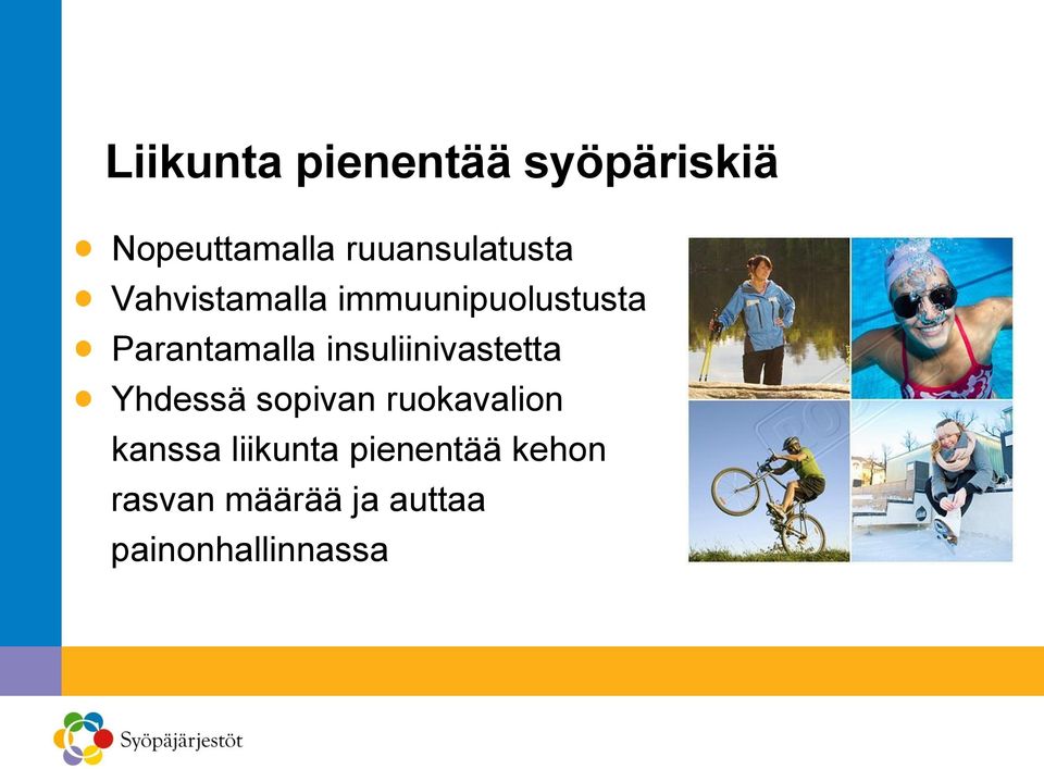 Parantamalla insuliinivastetta Yhdessä sopivan