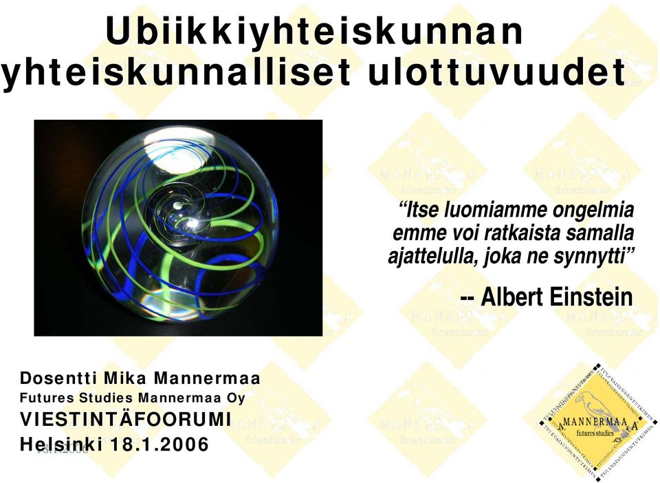 ajattelulla, joka ne synnytti -- Albert Einstein Dosentti