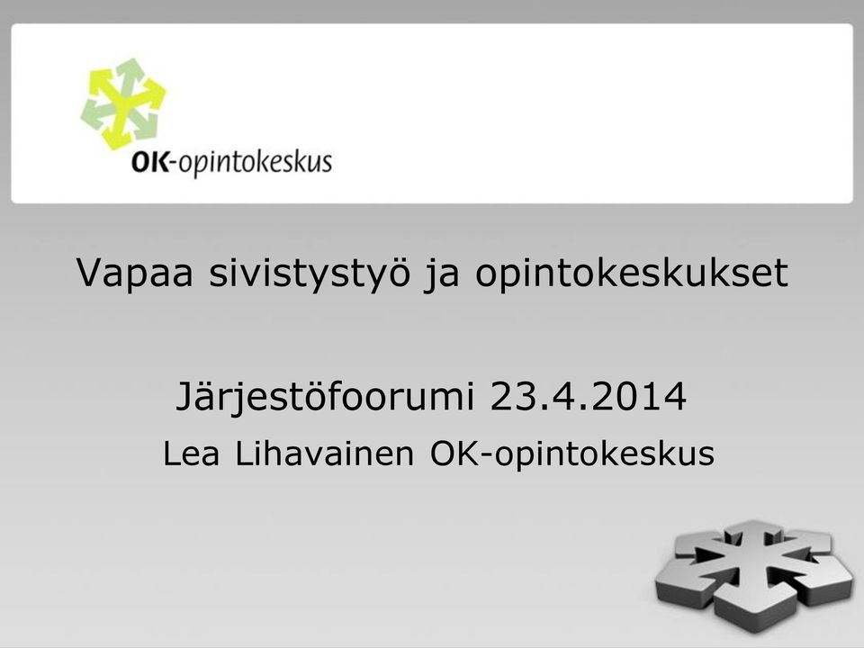 Järjestöfoorumi 23.4.