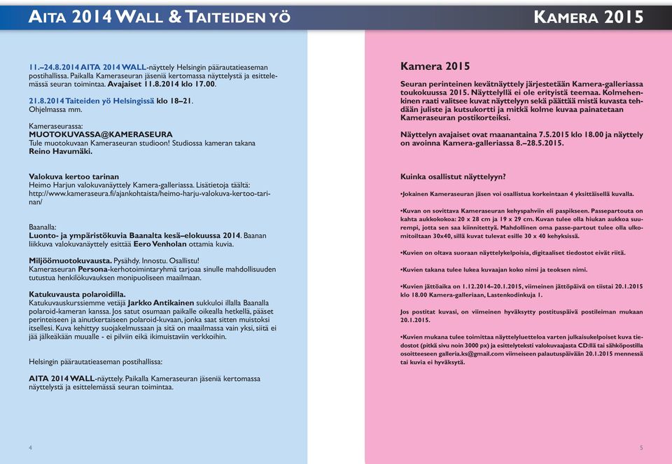 Kameraseurassa: MUOTOKUVASSA@KAMERASEURA Tule muotokuvaan Kameraseuran studioon! Studiossa kameran takana Reino Havumäki.