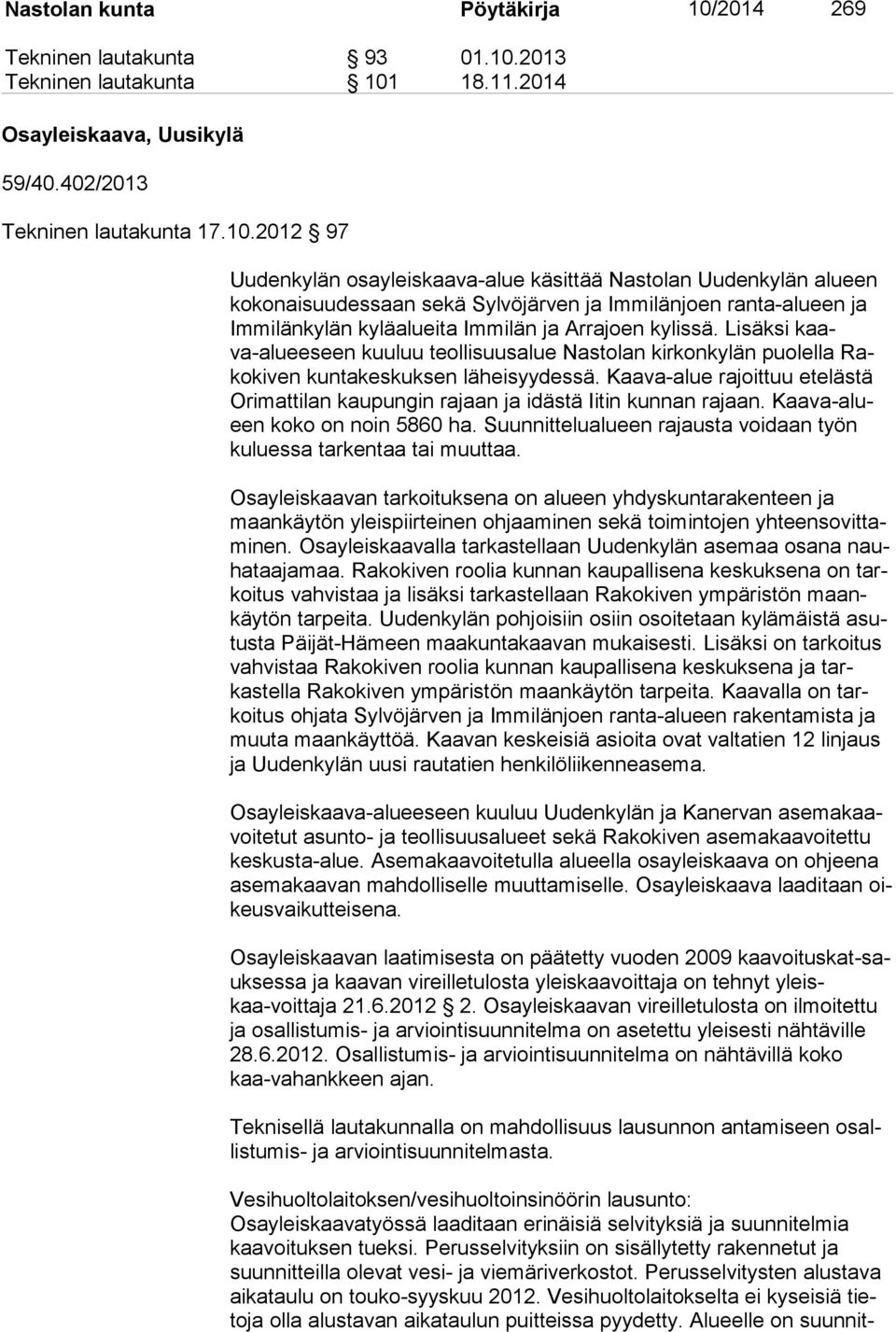 2013 Tekninen lautakunta 101