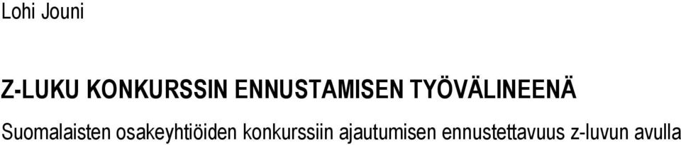 Suomalaisten osakeyhtiöiden