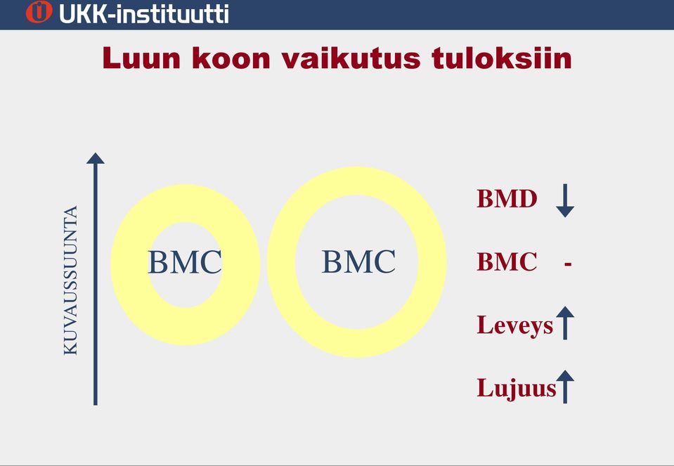 tuloksiin BMD BMC