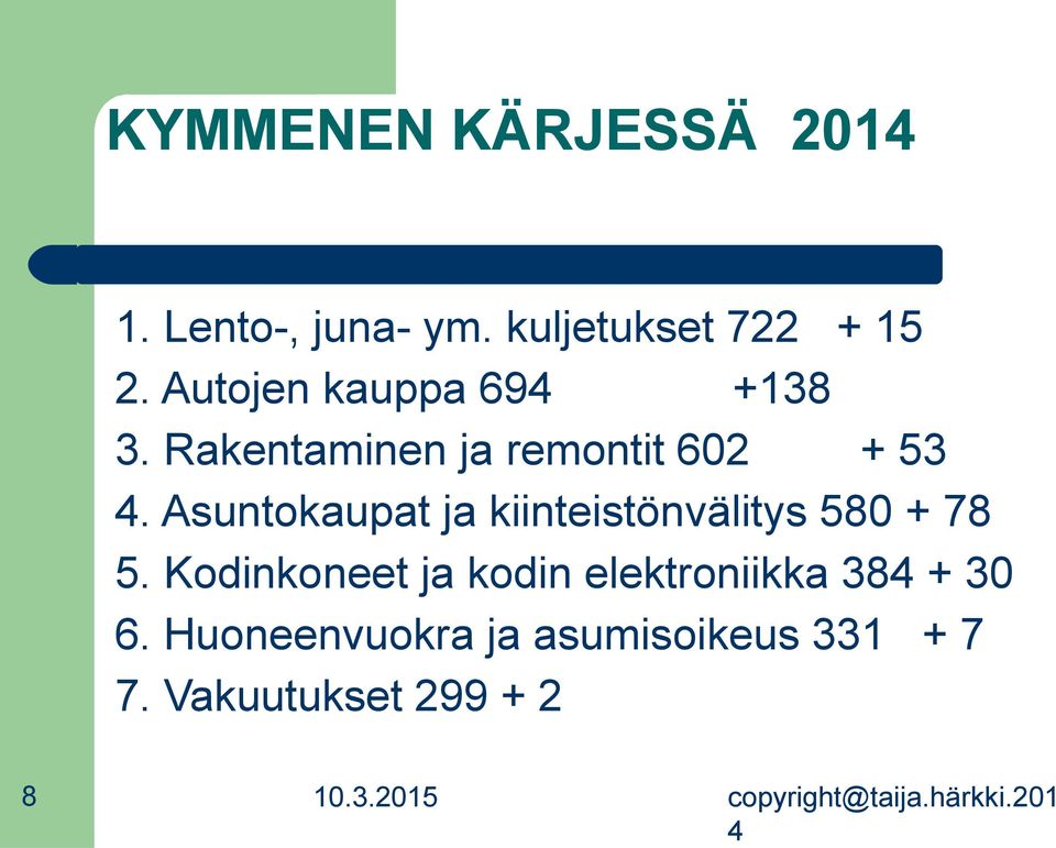 Asuntokaupat ja kiinteistönväitys 580 + 78 5.