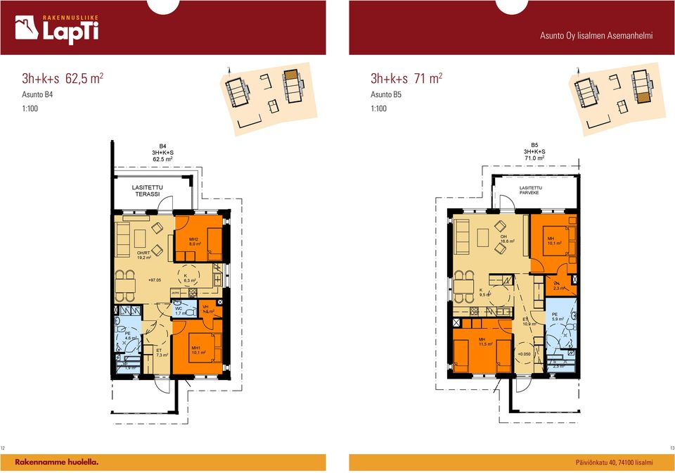 0 m 2 TERAI ARVEE TERAI /RT 2 8,0 m 2 ARVEE 16,6 m 2 M 10 6,3 m 2 9,5 m 2 /RT 2 8,0 m 2 R Y 7,3 m 2 1,7 m 2 1 10,1 m 2 16,6 m 2 10,1 m 2 1