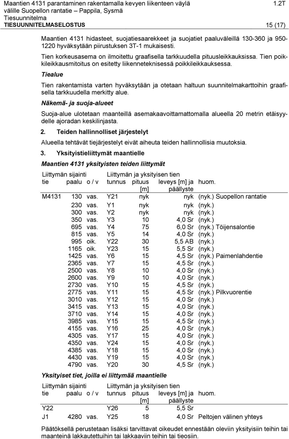 Tiealue Tien rakentamista varten hyväksytään ja otetaan haltuun suunnitelmakarttoihin graafisella tarkkuudella merkitty alue.