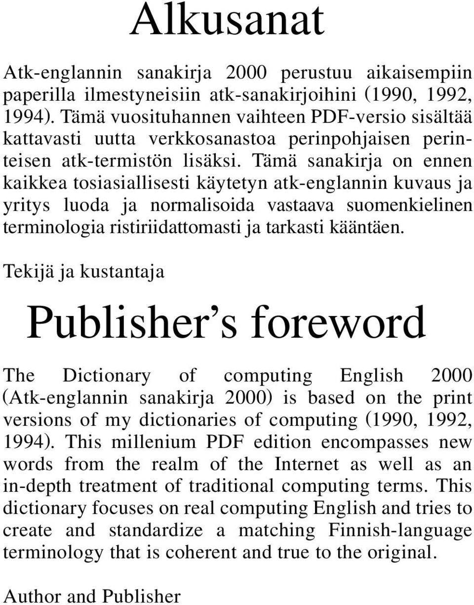 Dating synonyymejä sana kirja