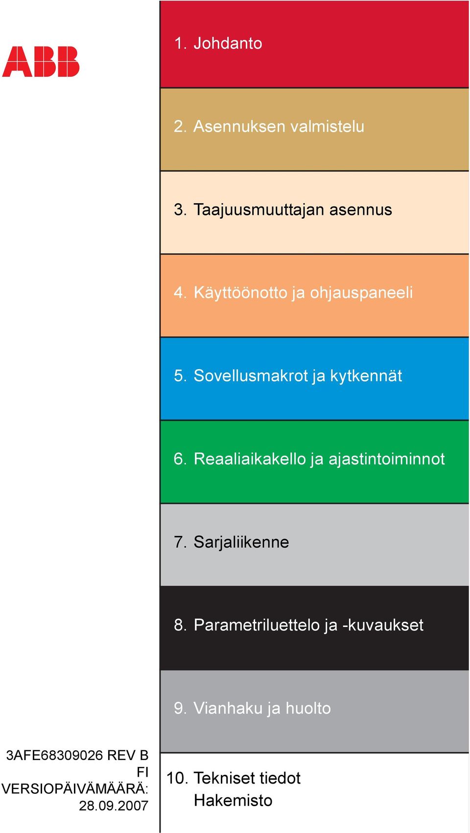 Reaaliaikakello ja ajastintoiminnot 7. Sarjaliikenne 8.