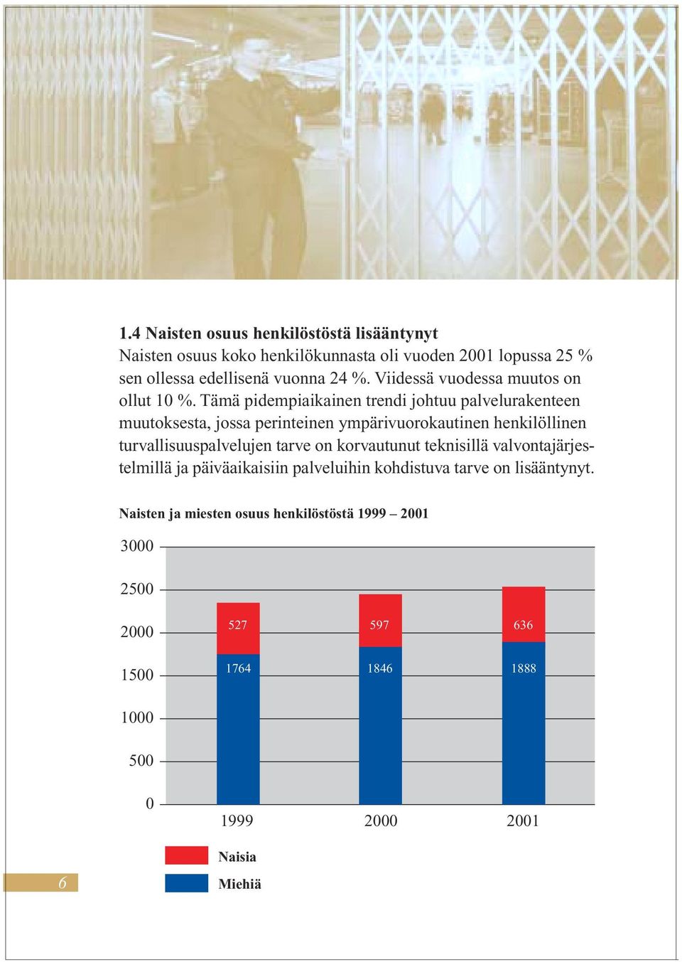 Tämä pidempiaikainen trendi johtuu palvelurakenteen muutoksesta, jossa perinteinen ympärivuorokautinen henkilöllinen