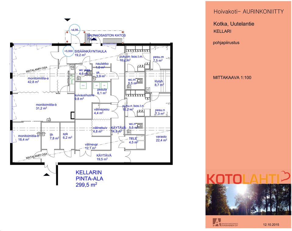 m 5,5 m2 PK puku.n /sos.t.n. 0,2 m2 MITTAKAAVA :00 välinekuiv 4,8 m2 pesu.n, m2 wc.