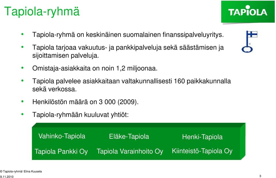 Omistaja-asiakkaita on noin 1,2 miljoonaa.