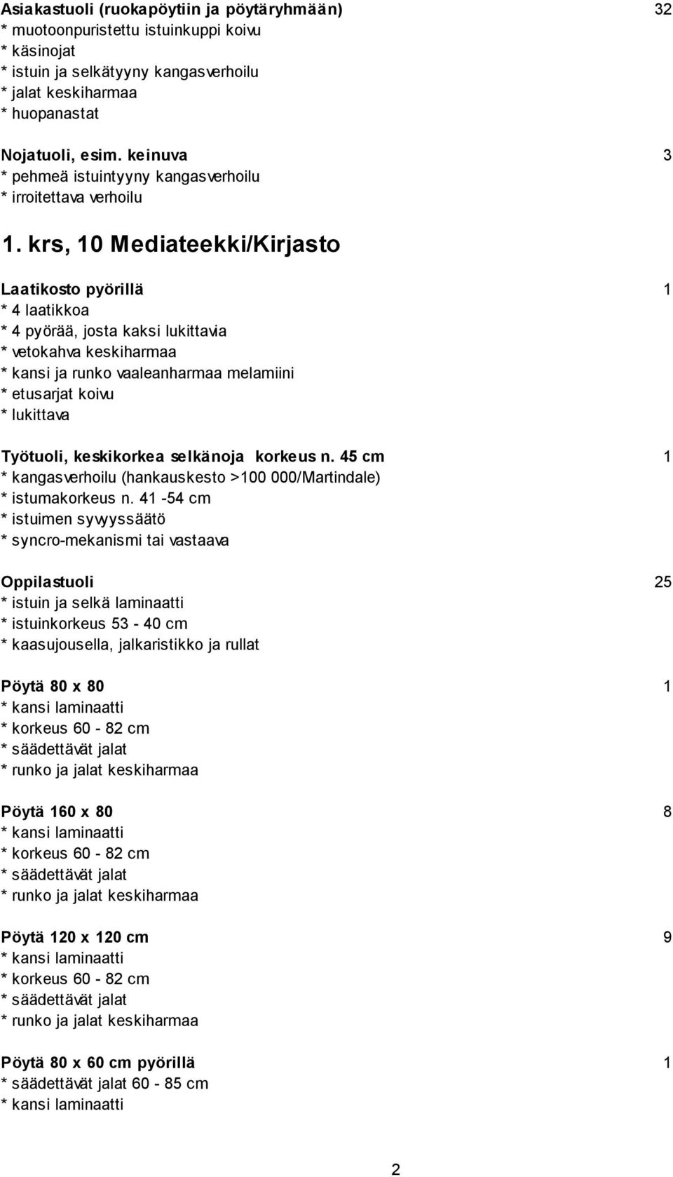 krs, 10 Mediateekki/Kirjasto * 4 pyörää, josta kaksi lukittavia * vetokahva keskiharmaa * kansi ja runko vaaleanharmaa melamiini Työtuoli, keskikorkea