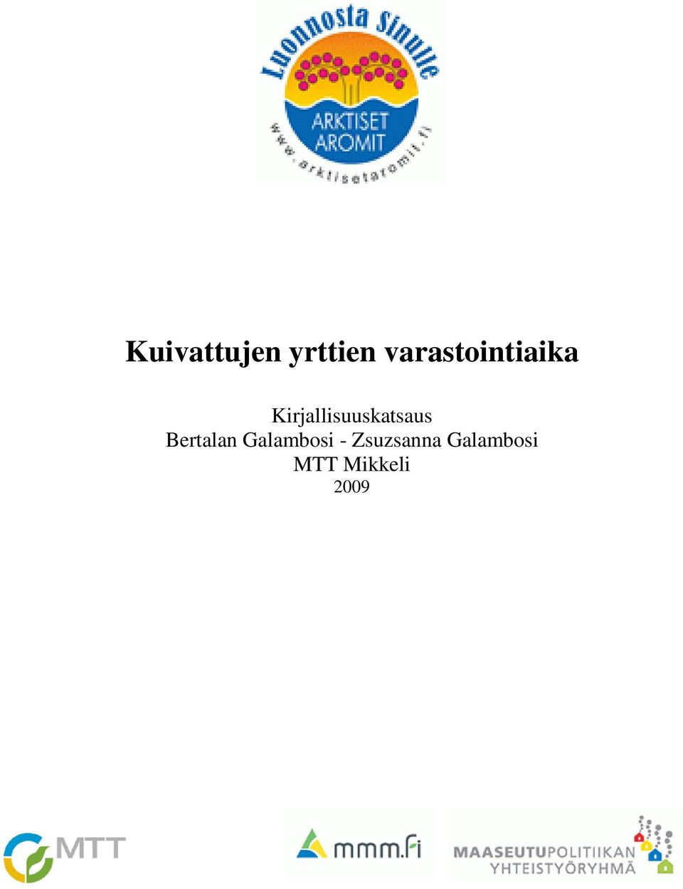 Kirjallisuuskatsaus