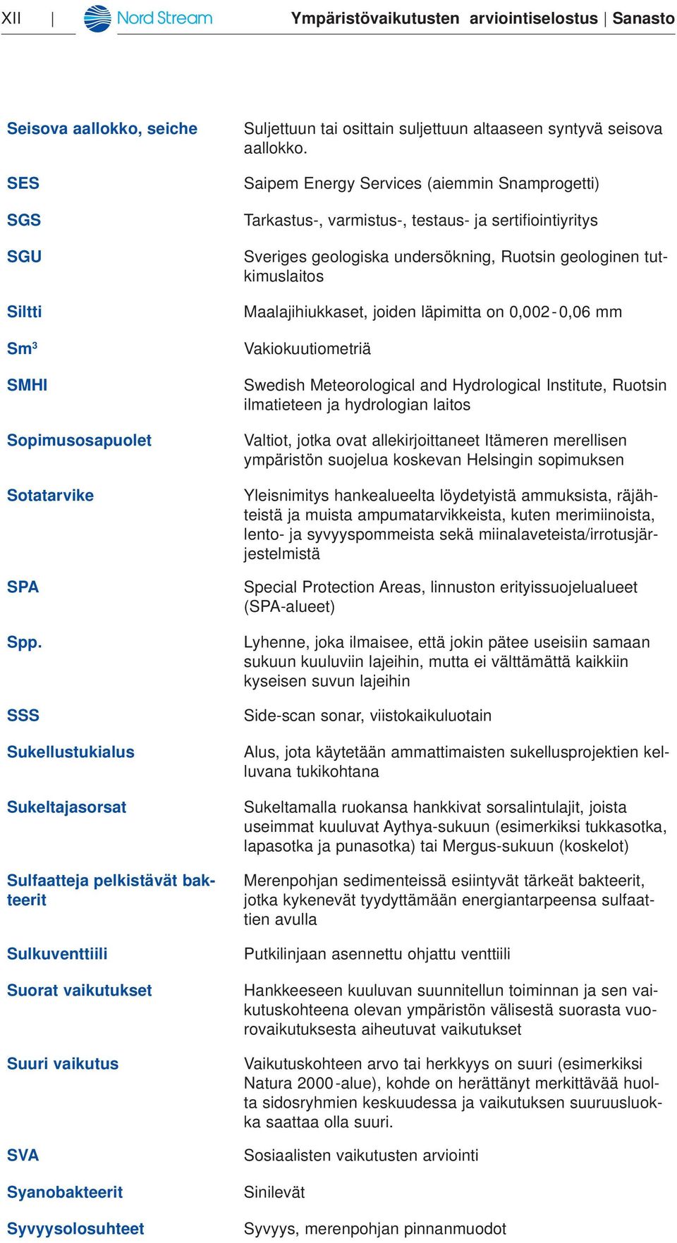 altaaseen syntyvä seisova aallokko.