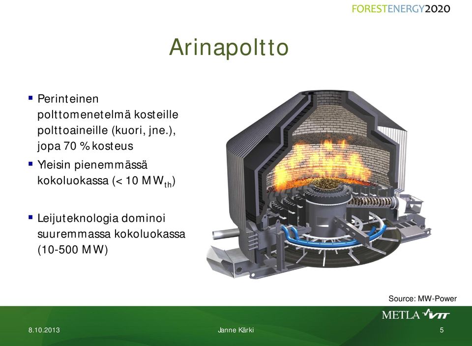 ), jopa 70 % kosteus Yleisin pienemmässä kokoluokassa (< 10