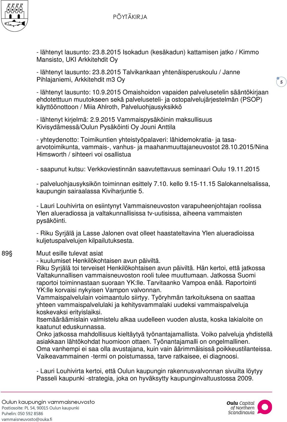 kirjelmä: 2.9.