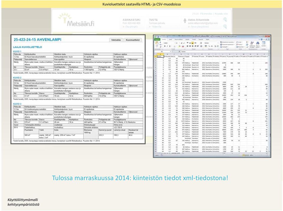 kiinteistön tiedot xml tiedostona!