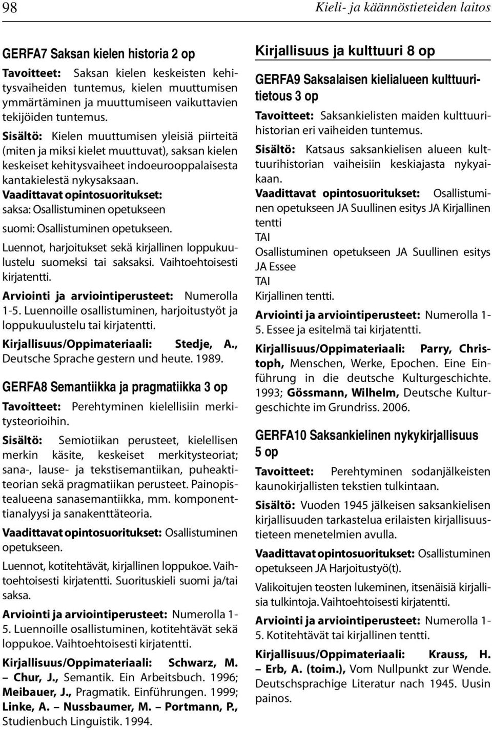 Saksan kieli ja kulttuuri - PDF Ilmainen lataus