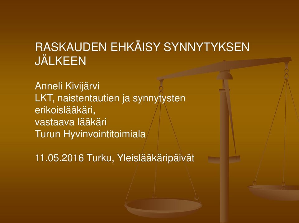 erikoislääkäri, vastaava lääkäri Turun