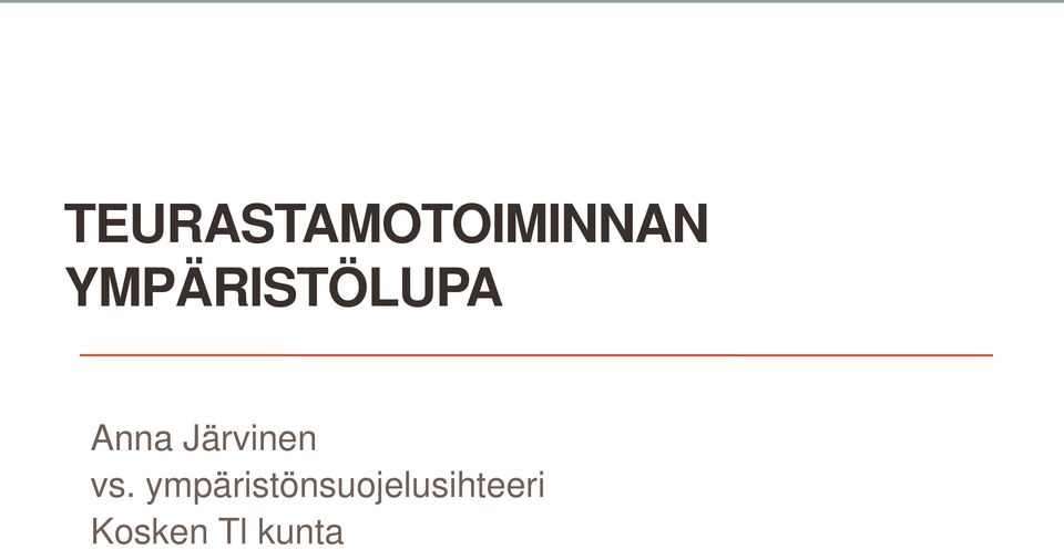 Järvinen vs.