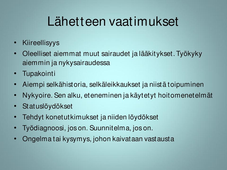 toipuminen Nykyoire.