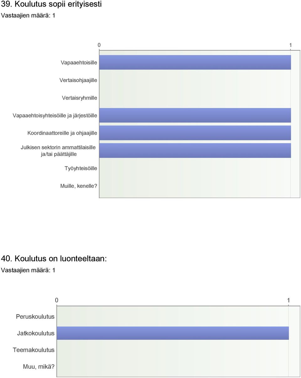 ohjaajille Julkisen sektorin ammattilaisille ja/tai päättäjille