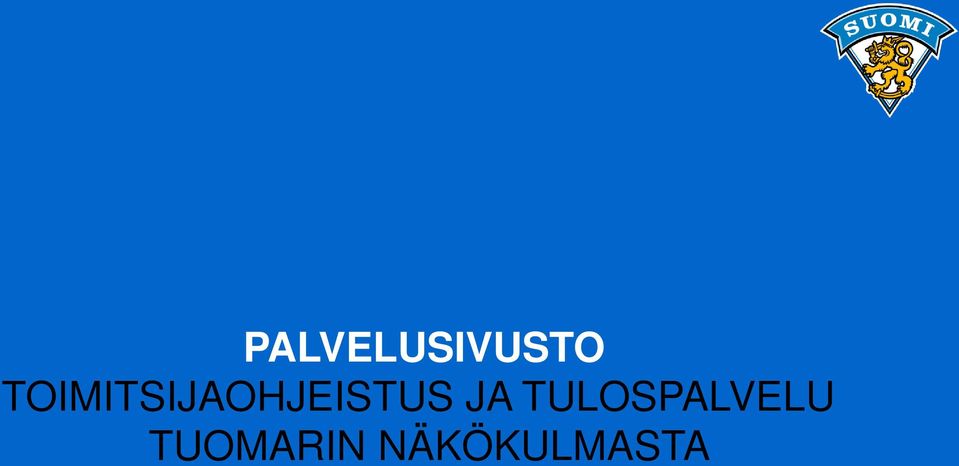 TULOSPALVELU TUOMARIN